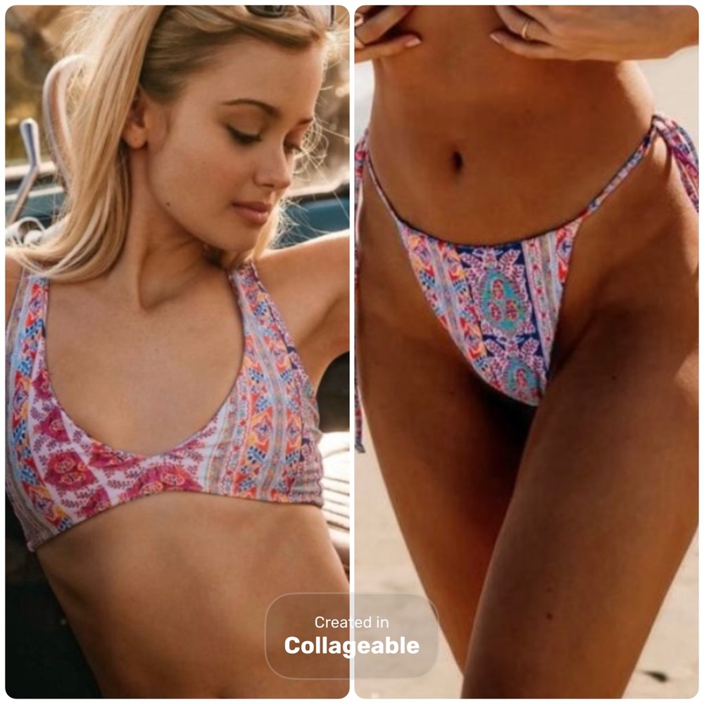 Skatie Sami & Elsa Bikini Set in Venice Print